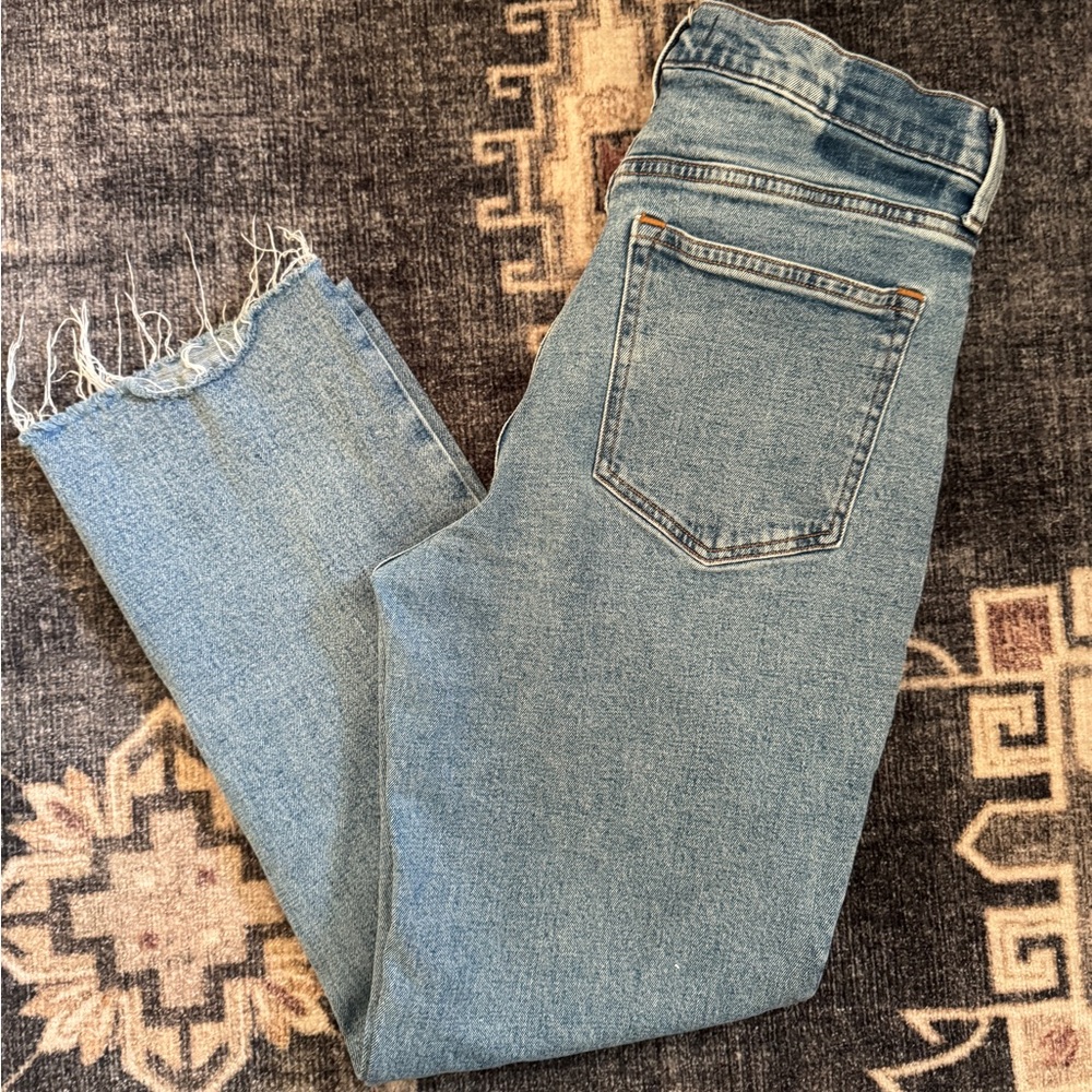 Abercrombie & Fitch Blue Straight Leg Jeans